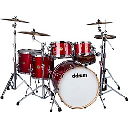 ddrum Dios 5-Piece Shell Pack Cherry Red Sparkle ddrum Dios 5-Piece Shell Pack Cherry Red Sparkle