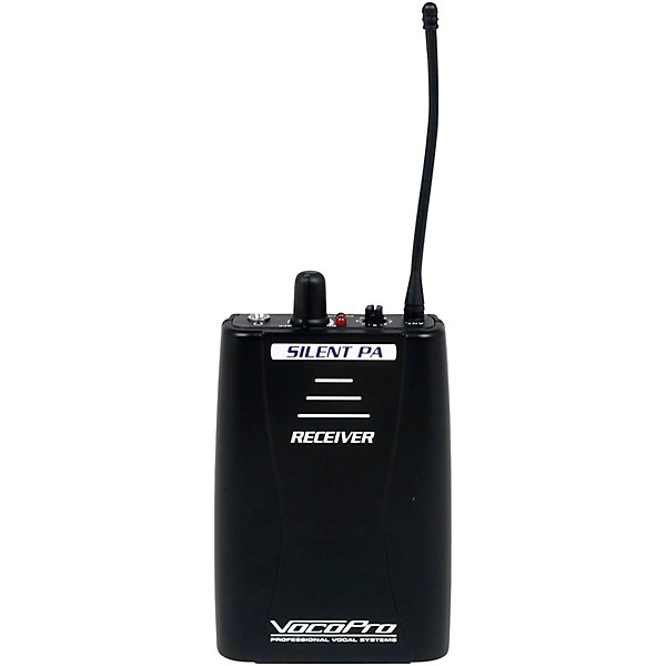 VocoPro SilentPA-PRACTICE 16-Channel UHF Wireless Audio Broadcast System (Stationary Transmitter With Four Bodypack Receiv...