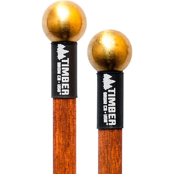 Timber Drum Company Brass Mallets With Solid Hardwood Handles