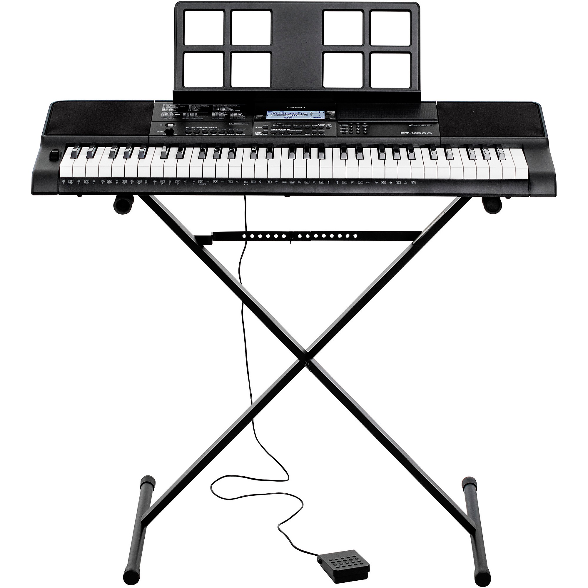 Open Box Casio CT-X800STSP Bundle Regular 190839543417 | Guitar Center