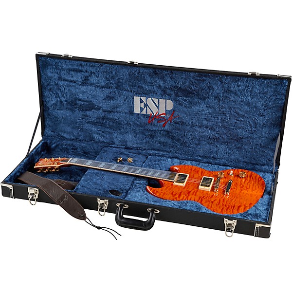 ESP USA Viper Electric Guitar Transparent Amber