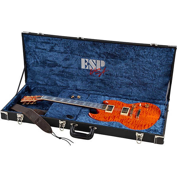 ESP USA Viper Electric Guitar Transparent Amber