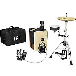 MEINL Cajon Drum Set With Cymbals and Hardware