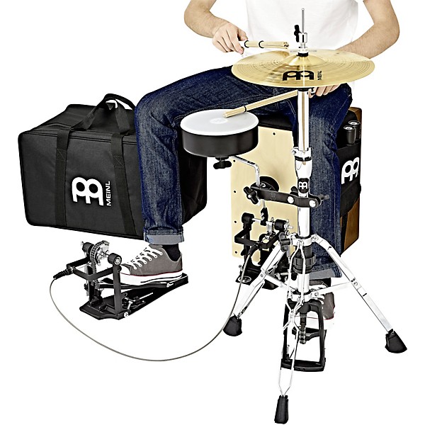 MEINL Cajon Drum Set With Cymbals and Hardware