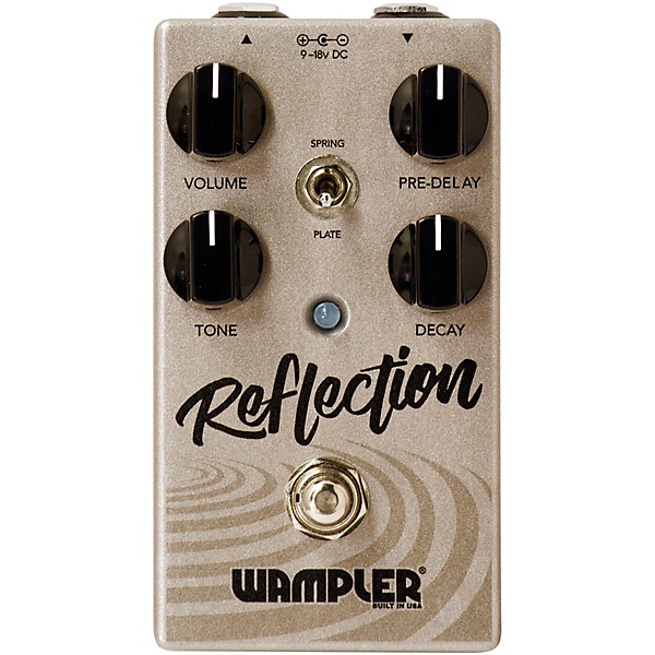 Open Box Wampler Reflection Reverb Effects Pedal Level 1