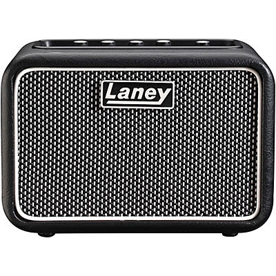 Laney Mini-St-Superg 2X3w Stereo Battery-Powered Guitar Amp Black And Silver for sale