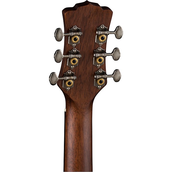 Open Box Luna Safari Artist Vintage Travel Acoustic Guitar Level 1 Distressed Vintage Brownburst