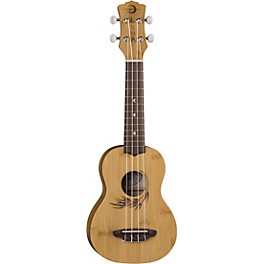 Luna Uke Bamboo Soprano w/Gigbag Natural