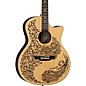 Luna Henna Paradise Select Spruce Acoustic-Electric Guitar Satin Natural thumbnail