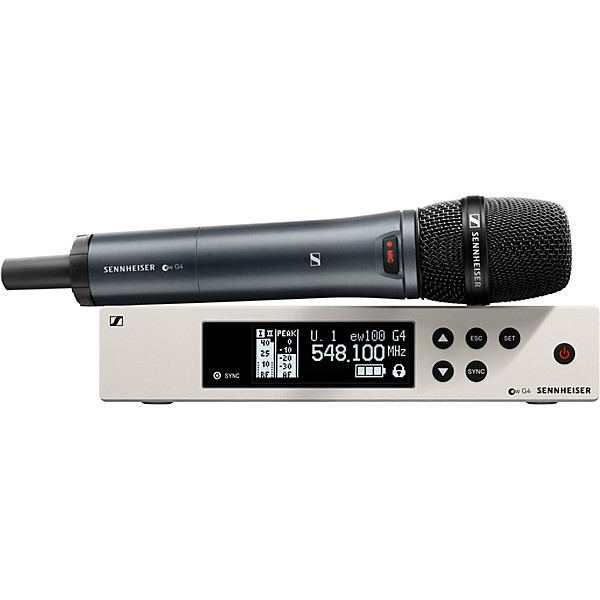 Open Box Sennheiser ew 100 G4 Handheld Wireless System with e 845 Capsule Level 2 Band A1 190839819291