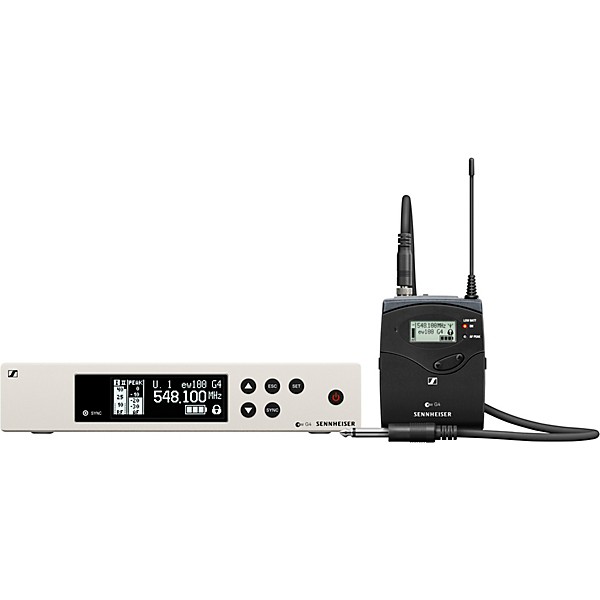 Open Box Sennheiser ew 100 G4 Instrument Wireless System with CI1 Instrument Cable Level 1 Band A1