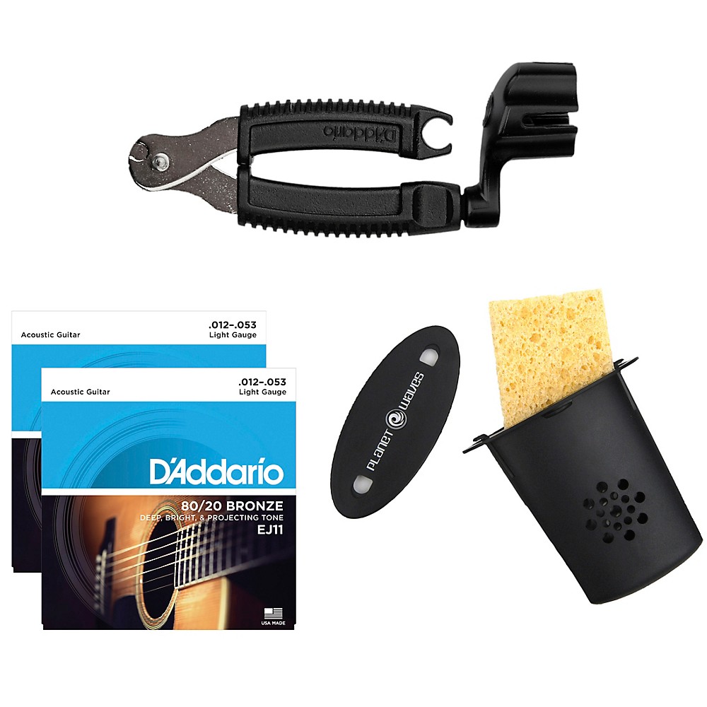 UPC 019954272883 product image for D'addario Ej11 Acoustic Strings (Two Sets) Plus A Humidifier And Prowinder | upcitemdb.com