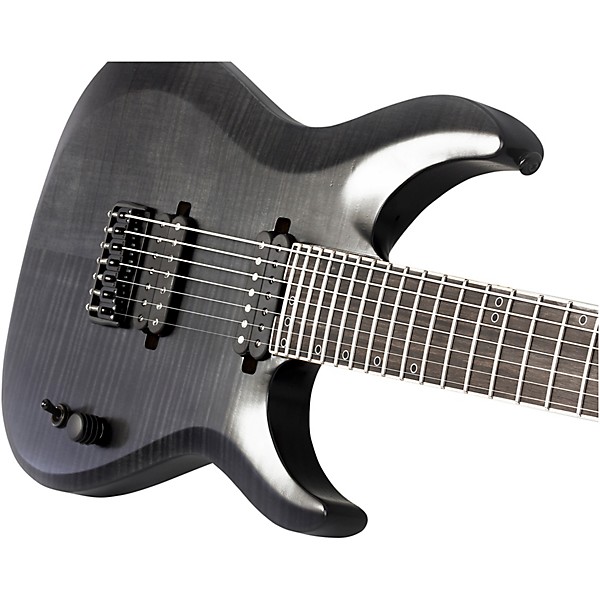 Schecter Guitar Research KM-7 MK-II Keith Merrow 7-String Electric Guitar See-Thru Black