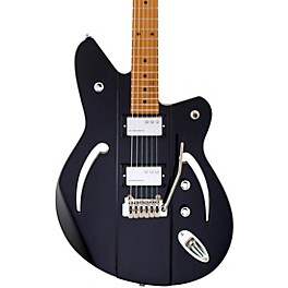 Reverend Airsonic W Maple Fingerboard Electric Guitar... Reverend Airsonic W Maple Fingerboard Electric Guitar Midnight Black