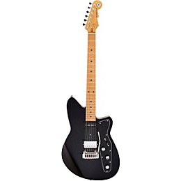 Reverend Double Agent W Maple Fingerboard Electric Guitar Midnight Black