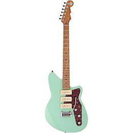 Reverend Jetstream 390 Maple Fingerboard Electric Guitar Oceanside Green