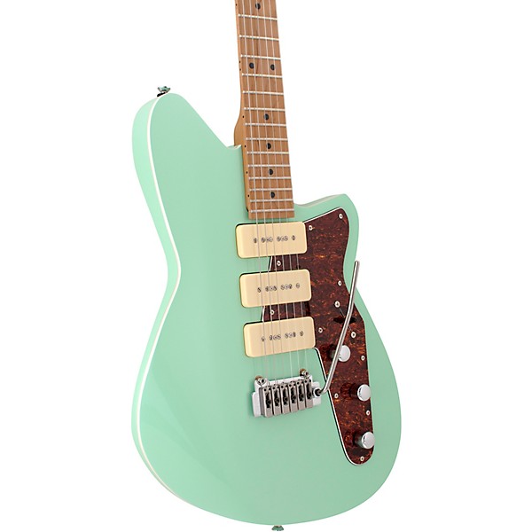 Reverend Jetstream 390 Maple Fingerboard Electric Guitar Oceanside Green