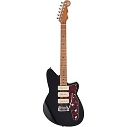 Reverend Jetstream 390 Maple Fingerboard Electric Guitar Midnight Black