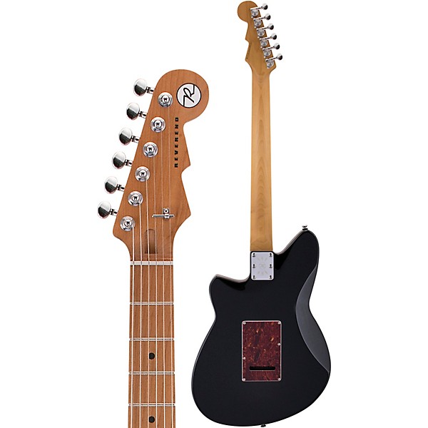 Reverend Jetstream 390 Maple Fingerboard Electric Guitar Midnight Black