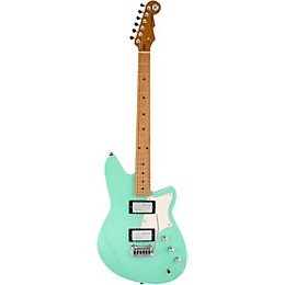 Reverend Descent W Maple Fingerboard Baritone Electric Guitar Oceanside Green