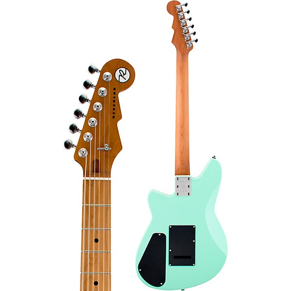 Reverend Descent W Maple Fingerboard Baritone Electric Guitar Oceanside Green