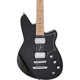 Reverend Descent RA Maple Fingerboard Baritone Electric Guitar Midnight Black