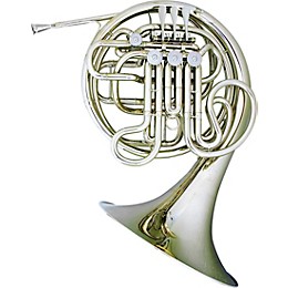 Hans Hoyer 6802NS Heritage Kruspe Series Double Horn with String Linkage and Fixed Bell Nickel Silver Fixed Bell