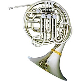 Hans Hoyer 6802NSA Heritage Kruspe Style Series Double Horn with String Linkage and Detachable Bell Nickel Silver Detachab...