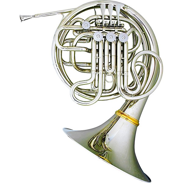 Hans Hoyer 6802NSA Heritage Kruspe Style Series Double Horn with String Linkage and Detachable Bell Nickel Silver Detachab...