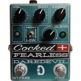 Daredevil Pedals Cocked and Fearless Distortion Effects Pedal
