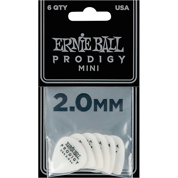 Ernie Ball Prodigy Picks Mini 2.0 mm 6 Pack
