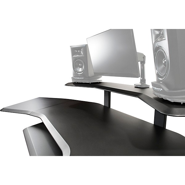 Ultimate Support NUC-004 Nucleus Series - Studio Desk - Base model, 24" extension, 12 space rack, 2nd Tier, 4 space rack u...