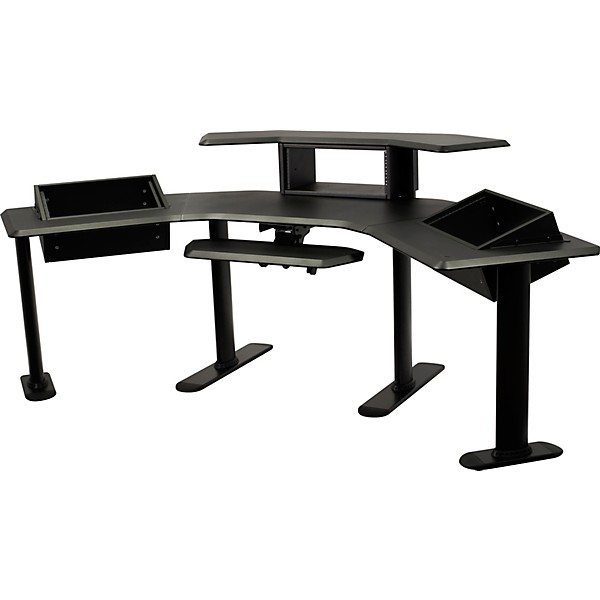 Ultimate Support Nuc-005 Nucleus Series - Modular Studio Desk - Advanced Model Expanded II, 24" Extensions, Two Table Top ...