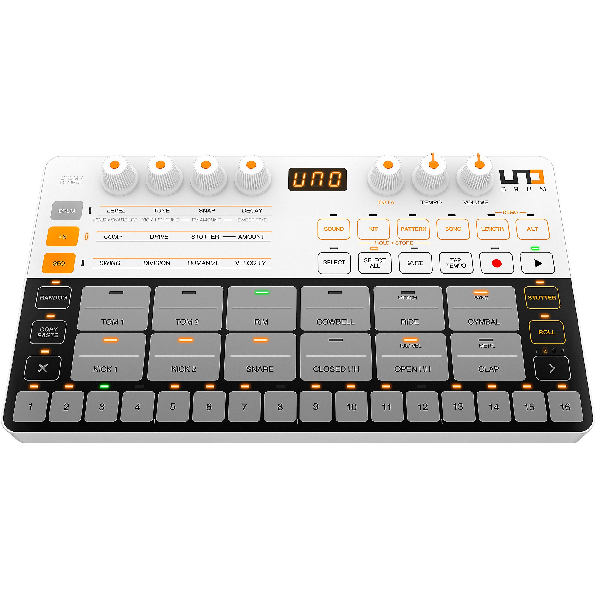 Open Box IK Multimedia UNO Drum Analog Drum Machine | Guitar Center