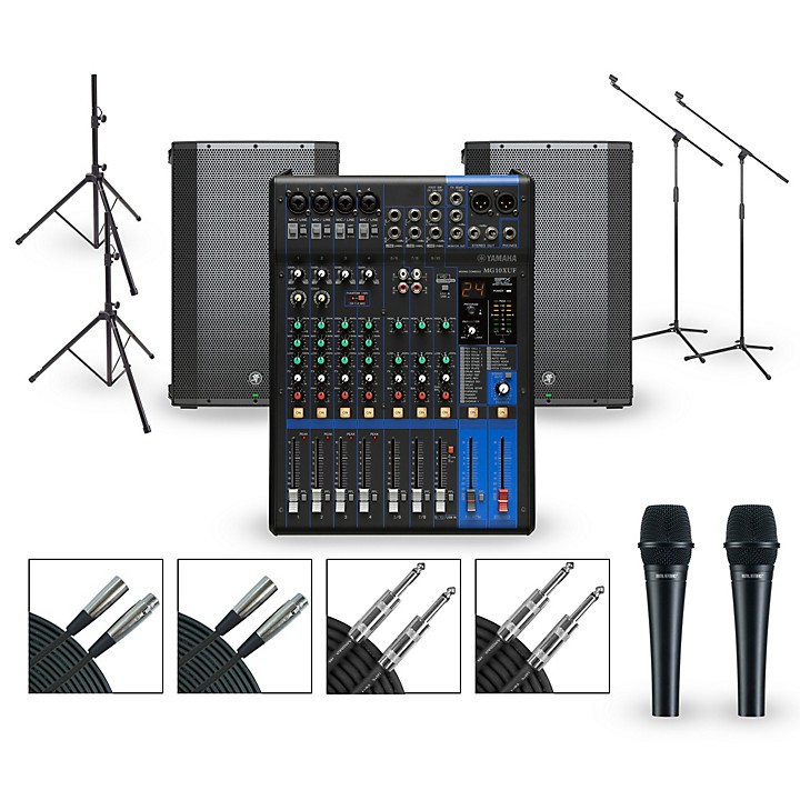 貴重 ツイーターユニット完璧 YAMAHA MSP10 ペア Yamaha Complete PA Package with MG10XUK Mixer and Mackie Thump BST