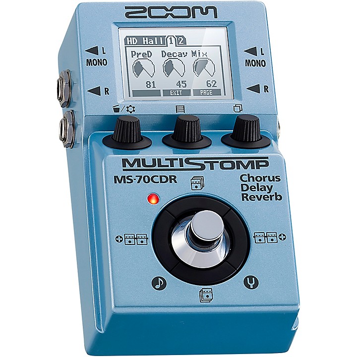 Zoom MS-70CDR MultiStomp Effects Pedal | Guitar Center