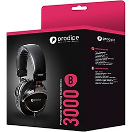 Prodipe 3000 Professional Studio Headphones Black