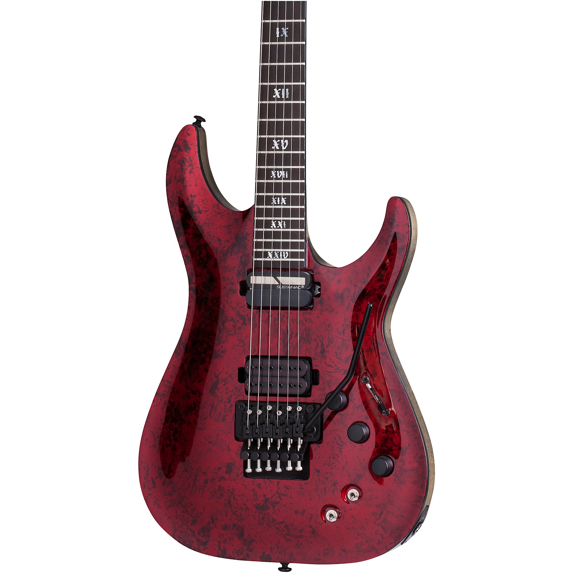 Schecter Guitar Research C-1 FR-S Apocalypse Electric Guitar Red