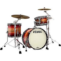 TAMA Starclassic Maple Exotix 3-Piece Shell Pack Ruby Pacific Walnut Burst