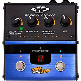 Open Box Decibel Eleven DB11-TAT Time after Time Analog Delay Effects Pedal Level 1