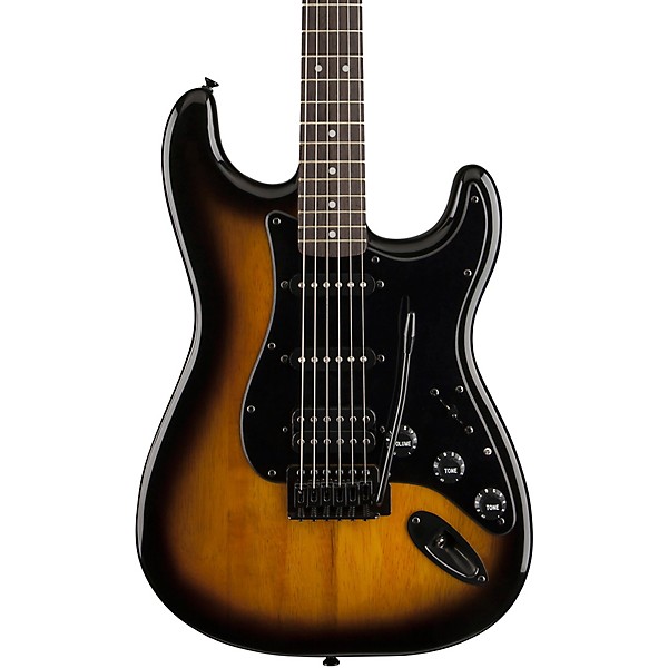 Open Box Squier Bullet Stratocaster HSS with Tremolo Limited Edition Electric Guitar Level 2 2-Color Sunburst 190839580108