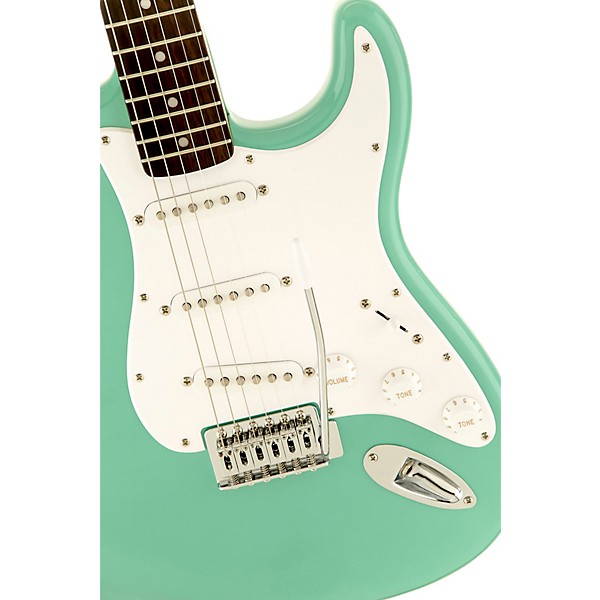 Clearance Squier Special Edition Bullet Stratocaster SSS Electric Guitar with Tremolo Sea Foam Green