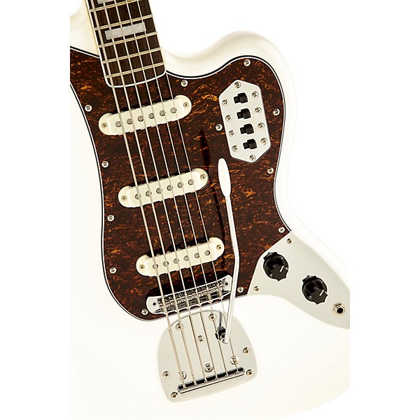 Vintage Modified Bass VI Olympic White 190839600868 | Guitar Center