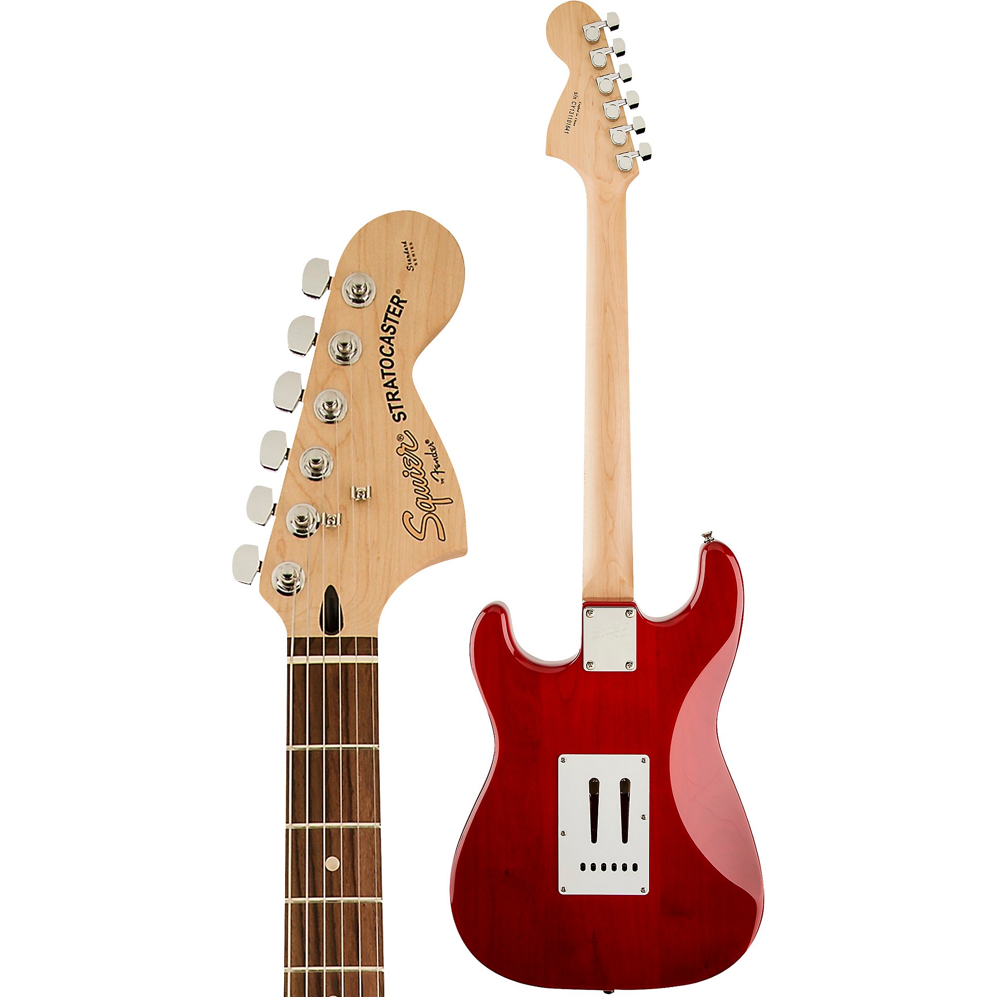 ギター Squier Standard Series Stratocaster Squier Standard Stratocaster FMT - Amber | Sweetwater