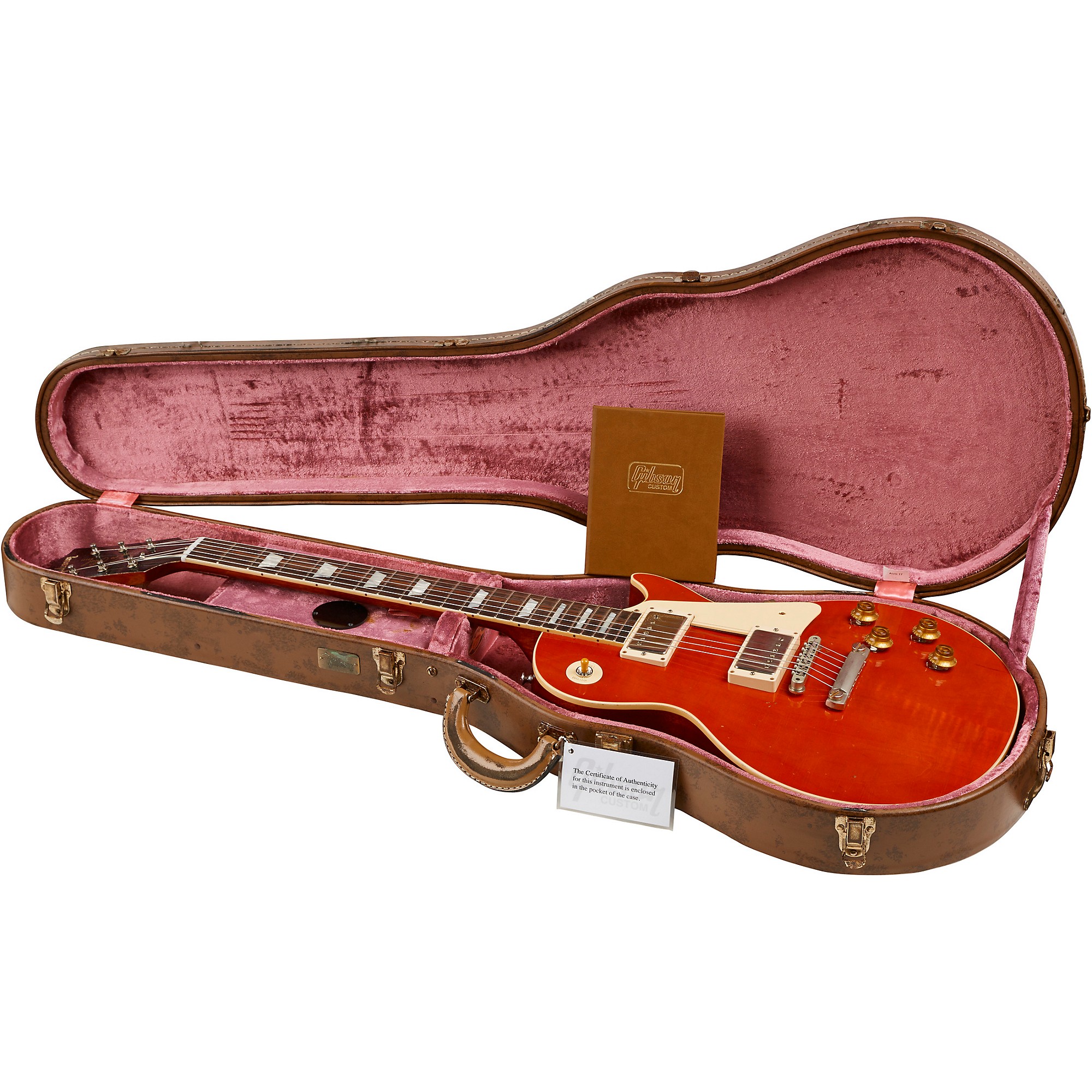 Gibson Custom '58 Les Paul Aged Electric Guitar Sweet Cherry