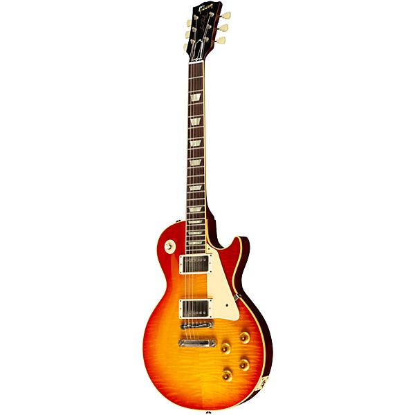 Gibson Custom 1959 Les Paul Standard Reissue VOS Electric Guitar Washed Cherry Sunburst