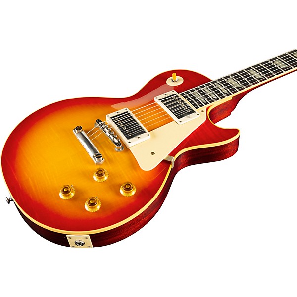 Gibson Custom 1959 Les Paul Standard Reissue VOS Electric Guitar Washed Cherry Sunburst