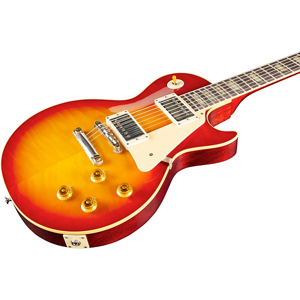 Gibson Custom 1959 Les Paul Standard Reissue VOS Electric Guitar Washed Cherry Sunburst