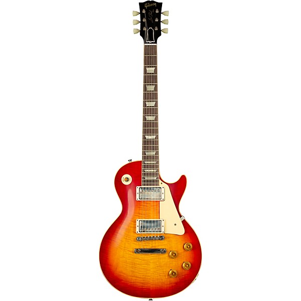 Gibson Custom 1959 Les Paul Standard Reissue VOS Electric Guitar Washed Cherry Sunburst