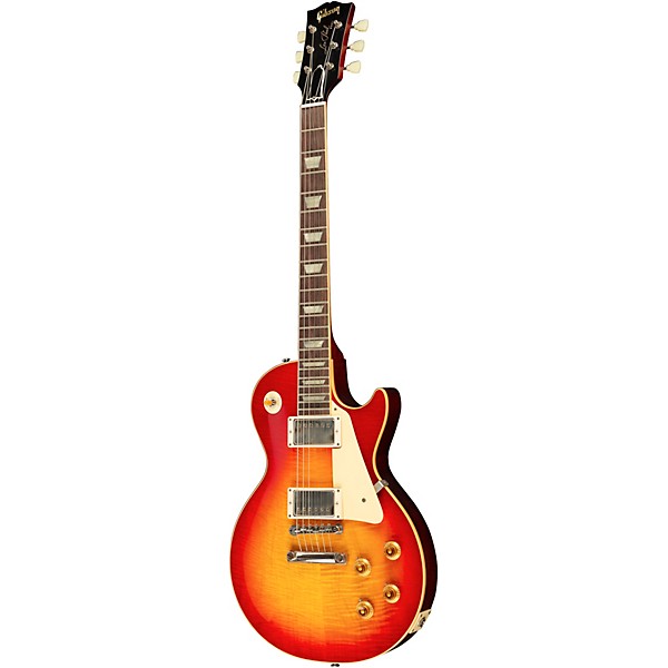 Gibson Custom 1959 Les Paul Standard Reissue VOS Electric Guitar Washed Cherry Sunburst